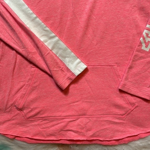 Pink‎ Victoria’s Secret Pink Long Sleeve Quarter Zip Sweatshirt Pullover Size M - Picture 3 of 6